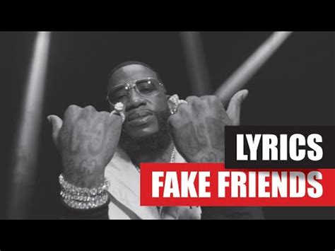 gucci fake friends lyrics|gucci mane video.